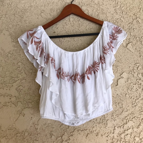 Floral Off the Shoulder Top - Picture 2 of 5